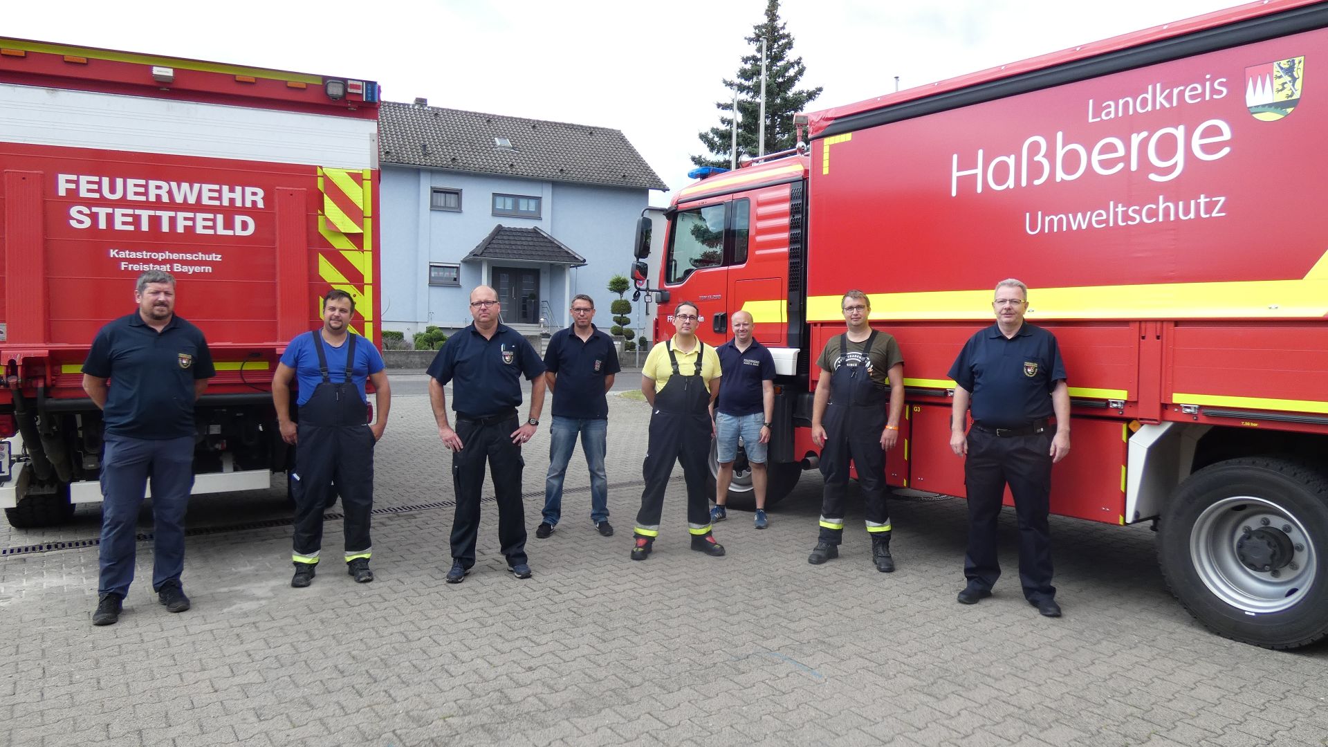 Haßberge Feuerwehr hilft mit Spezialauftrag in Rheinland Pfalz Licha